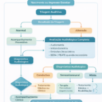 Fluxo clínico para perda auditiva infantil